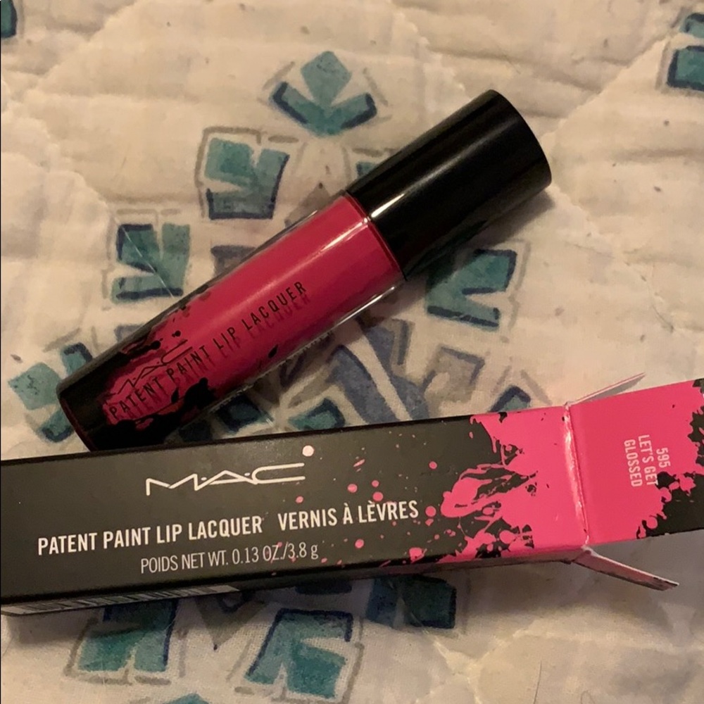 BNIB MAC Patent Paint Lipstick - Let’s Get Glossed